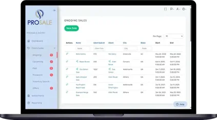 Estate Sale Software by ProSale – Laptop Friendly Estate Sale Software by ProSale - Laptop Friendly